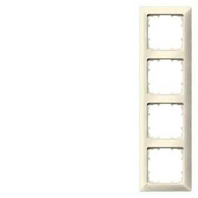 Delta Line Πλαίσιο Τετραπλό Κρεμ Electrical White 