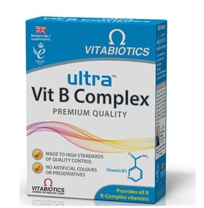 Vitabiotics Ultra B Complex-Συμπλήρωμα Διατροφής μ
