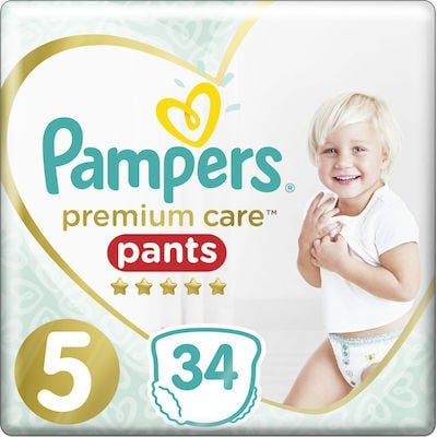 Pampers Premium Care Pants No5 (12-17Kg) 34τμχ
