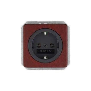 Delta 2P+E Socket Maple Red 5Ub1650