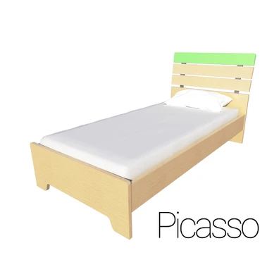 Wooden Single Bed 