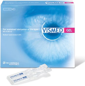 Vismed Eye Drops Gel Υαλουρονικό Νάτριο 0.30%, 20x