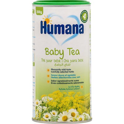 HUMANA Baby Tea Ρόφημα Τσαγιού Για Μωρά 4m+ Ανακουφίζει Τις Κοιλιακές Ενοχλήσεις 200gr