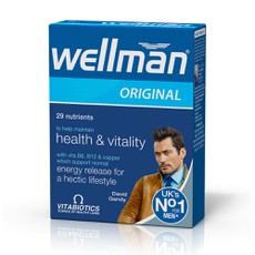 Vitabiotics Wellman Original Πολυβιταμινούχο Σκεύα