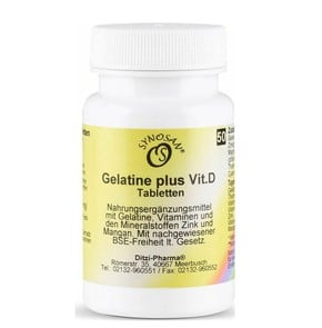 Metapharm Synosan Gelatine Plus Vit D-Συμπλήρωμα Δ