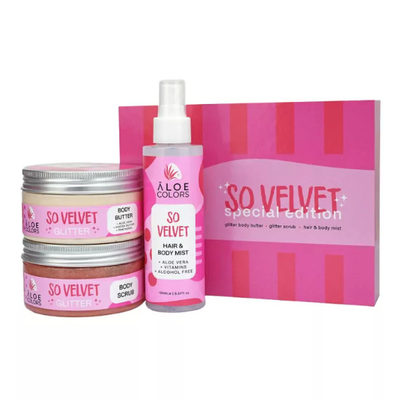 Aloe Colors So Velvet Special Edition Gift Set με 