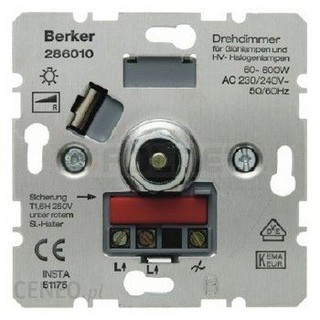 Berker B.3 Rotary Dimmer Mechanism 600W 286010
