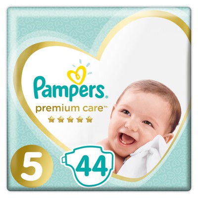 Pampers - Premium Care Πάνες Μέγεθος 5 (11-16 kg) - 44 Πάνες 