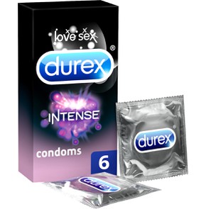 Durex Intense Stimulating Condoms Προφυλακτικά, 6τ