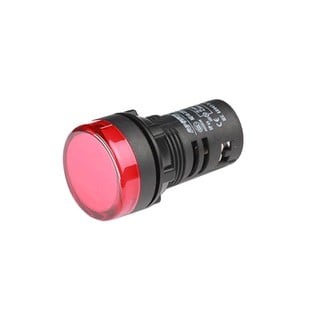 Light Block with Body/Fixing Collar Red ZD22-22R 0