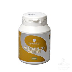 Health Sign Vitamin D3 2000IU 120 tabs