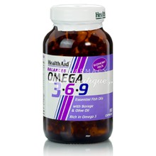 Health Aid Omega 3-6-9, 90caps 