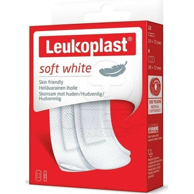 Leukoplast Soft Αυτοκόλλητα Λευκά Επιθέματα σε 2 Μ