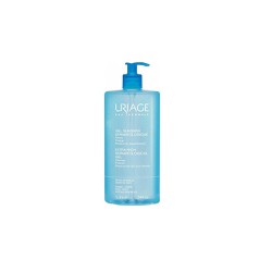 Uriage Extra Rich Dermatological Cleansing Gel For Sensitive Skin For Face & Body 1lt