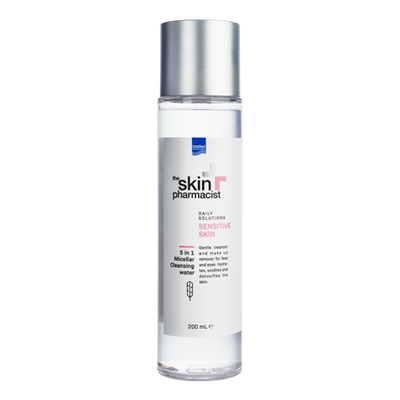 SKIN PHARMACIST Sensitive Skin 5 in 1 Micellar Cleansing Water Απαλό Νερό Καθαρισμού για Πρόσωπο & Μάτια 200ml