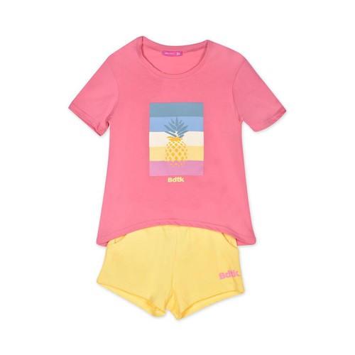 Bdtk Kids Girls Set Tshirt & Shorts (1221-701399)