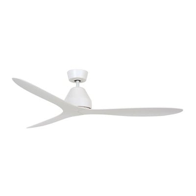 Ceiling Fan Whitehaven 142cm White With 3 Wings Lu