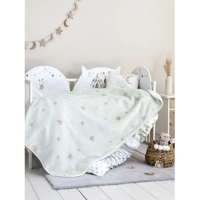 Κουβέρτα Βελουτέ Κούνιας 110x140 - Baby Circus Nim
