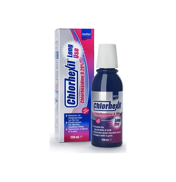 Intermed Chlorhexil 0.20% Mouthwash Long Use Στοματικό Διάλυμα με 0.20% χλωρεξιδίνη, 250ml
