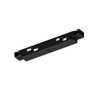 Current Connector Straight Of Black Magnetic Rail 