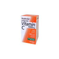 Health Aid Vitamin C 1000mg With Bioflavonoids Sustained-Release Dietary Supplement 60 Tablets