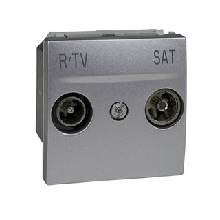 Unica Πρίζα TV/RD/SAT Τερματική Αλουμίνιο MGU3.455