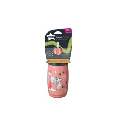 Tommee Tippee SuperStar Insulated Straw Cup Ισοθερμικό Κύπελλο Με Καλαμάκι 12m+ 266ml 1 τεμάχιο