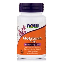 Now Foods Melatonin 3 mg, 60 caps
