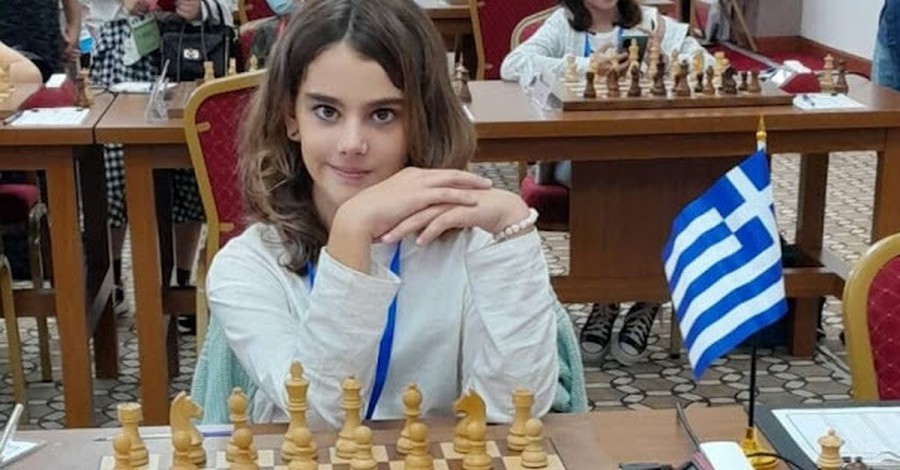 10χρονη κατέκτησε το χάλκινο μετάλλιο στο παγκόσμιο πρωτάθλημα σκακιού