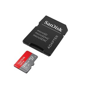 CARD MICRO SDXC SANDISK ULTRA 256GB + SD ADAPTER