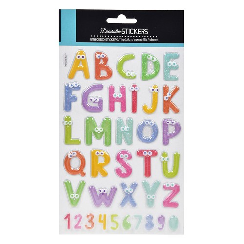 Stickers alfabeti dhe numra 