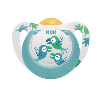Nuk Star Orthodontic Latex Pacifier 6-18 Months 1 