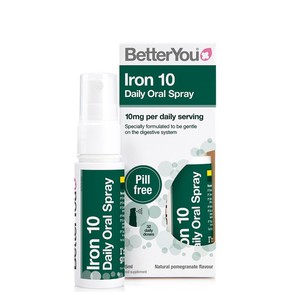 BetterYou Iron 10 Daily Oral Spray, Vegan 25ml, 12