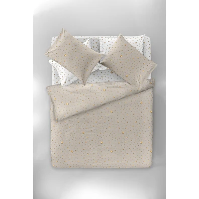 Σετ 3τμχ Παπλωματοθήκη Raffia Taupe 225x252 Saint 