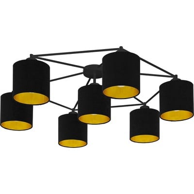 Ceiling Light Staiti Black/Gold 7Xe27