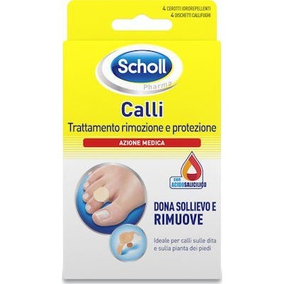 Scholl Calli Επιθέματα Αφαίρεσης Κάλων 4τμχ