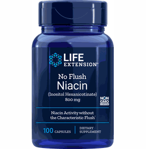 Life Extension No Flush Niacin 800mg - Συμπλήρωμα 