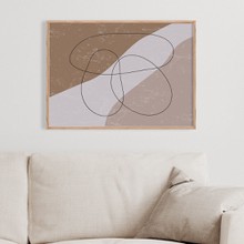 Abstract minimalistic line art