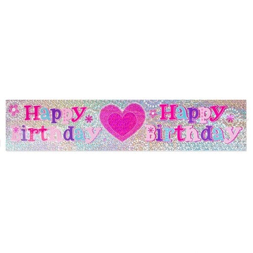 Baner "Happy Birthday" 270x19 cm