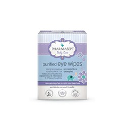 Pharmasept Baby Care Purified Eye Wipes Αποστειρωμένα Μαντηλάκια Για Τον Καθαρισμό Της Οφθαλμολογικής Περιοχής & Των Βλεφάρων 10 Τεμαχίων