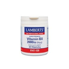 Lamberts Vitamin D3 2000IU 30Caps.