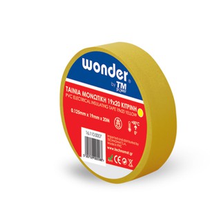 Insulating Tape 19X20 Wonder Yellow TM