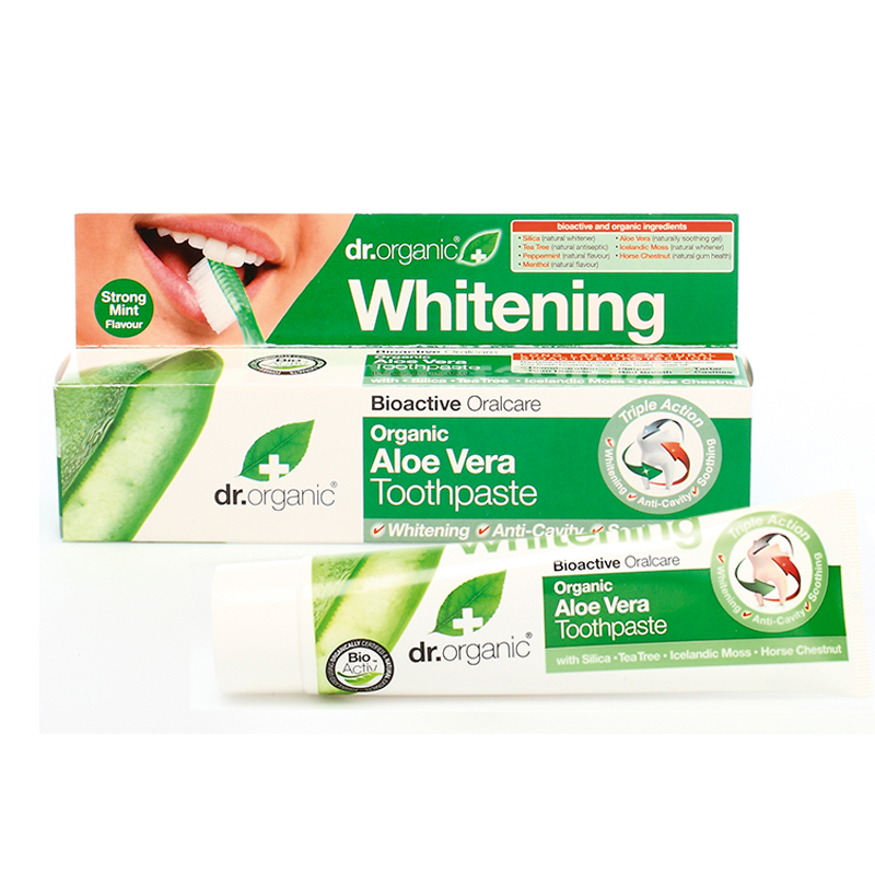 Organic Aloe Vera Toothpaste (Whitening) 