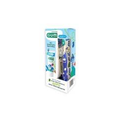 Gum Promo 3004 TP Kids Toothpaste 6+ Years 2x50ml & Gift Toothbrush Junior Monster 6+ Years 1 piece