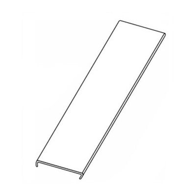 Metal Tray Cap 200X15X0.75Mm