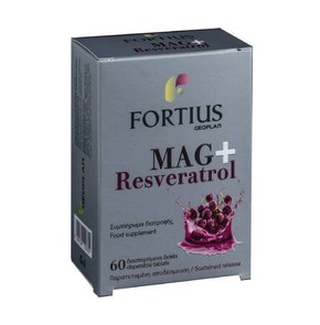 Geoplan Fortius Mag+ Resveratrol 200mg-Συμπλήρωμα 