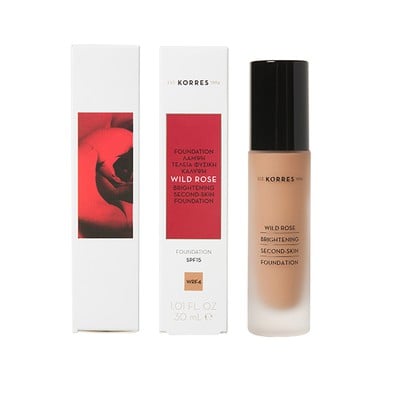 Korres Wild Rose Foundation SPF15 WRF4 Άγριο Τριαν