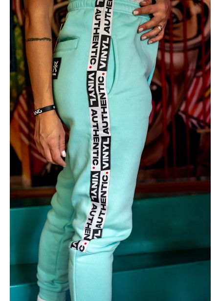 VINYL ART CLOTHING TEAL AUTHENTIC SIGNED PANTS