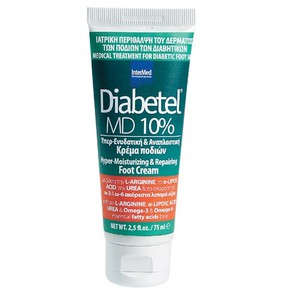 Diabetel MD 10% Κρέμα Εντατικής Ενυδάτωσης με ουρί