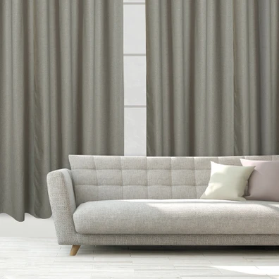 Das Home Κουρτινα με Κρικους 140χ270 2259 Γκρι 140